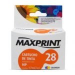 Cartucho Maxprint HP 28 Colorido C8728A – 17ml
