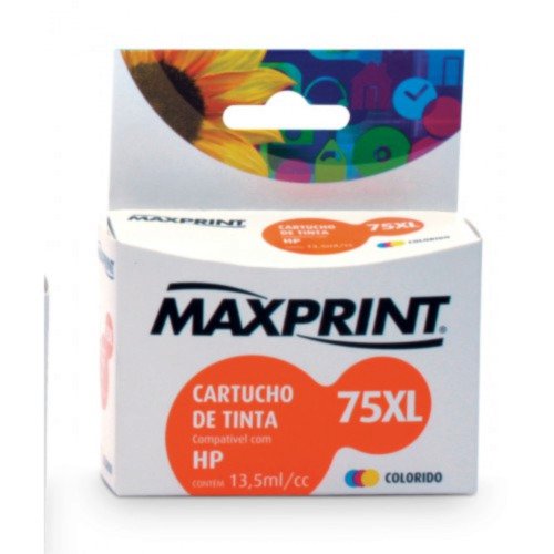 Cartucho Maxprint HP 75XL Colorido CB338WL – 13,5ml