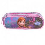 Estojo Soft com 2 Divisórias Escolar Dermiwil Anna Frozen – 1UN