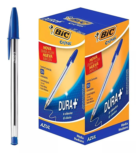 Caneta Bic Cristal – Caixa com 50