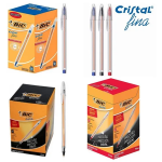 Caneta Bic Cristal Fina – Caixa com 50