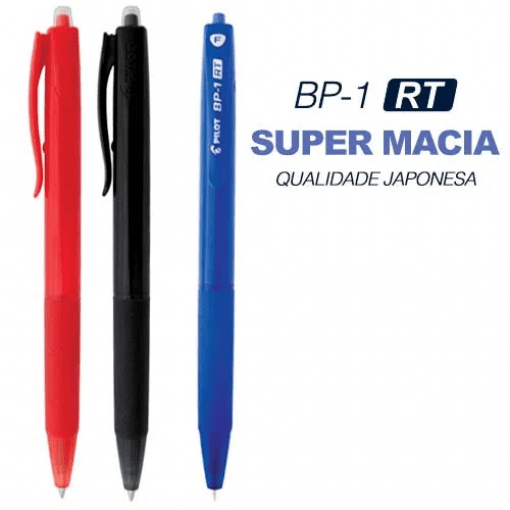 Caneta Pilot BP-1 Retrátil Fina – 1UN