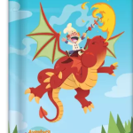 Caderno Brochurão 60 Folhas Capa Forte Aventura com Dragões Credeal – 1UN