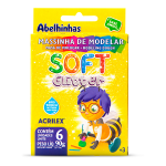 Massinha de Modelar Soft Glitter 6 Cores 90g Acrilex – 1UN