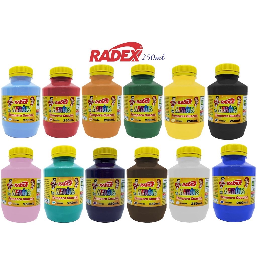 Tinta Guache 250 ml Radex – 1UN