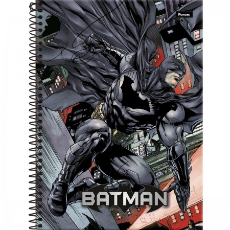 Caderno Universitário Espiral 10 Matérias Batman Foroni – 1UN