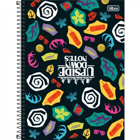 Caderno Universitário Espiral 1 Matéria Stranger Things Tilibra – 1UN