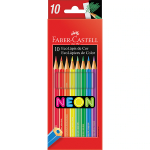 Lápis de Cor EcoLápis Neon 10 Cores Faber-Castell – 1UN