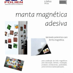 Manta Magnética Adesiva A4 5 Folhas USA Folien – 1PCT