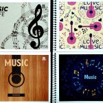 Caderno de Música 1/4 Espiral Capa Flexível 40 Folhas Animativa – 1UN