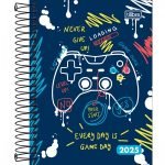 Agenda Espiral Diária D+ 2025 Masculina Tilibra – 1UN