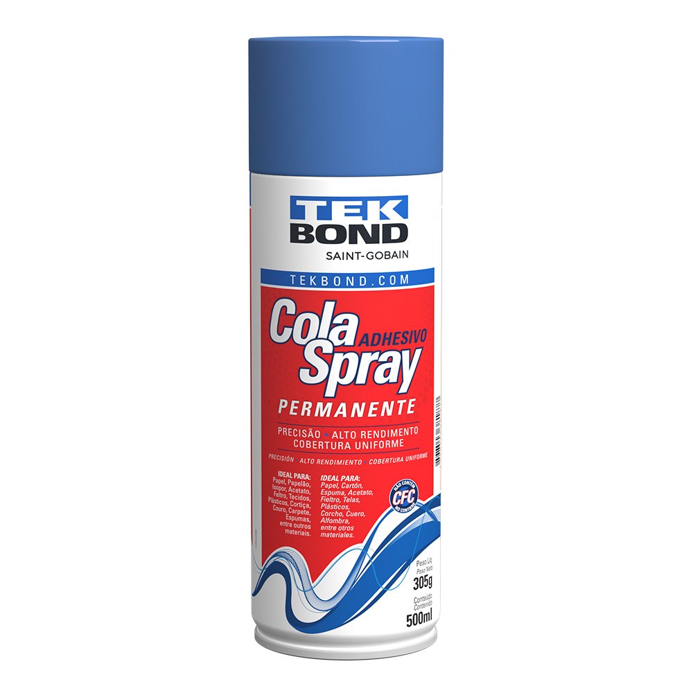Cola Spray Permanente 500ml Tekbond – 1UN