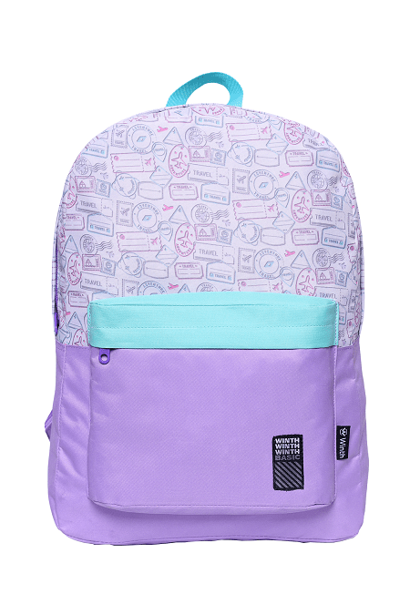 Mochila Juvenil Basic BPG32254 Lilás Winth – 1UN