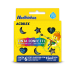 Tinta Confetti 6 Cores 15ml Acrilex – 1UN