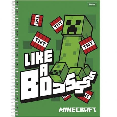 Caderno de Desenho - Minecraft