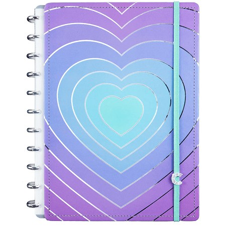 Caderno Inteligente Grande Silver Love – 1UN