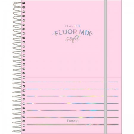 Planner Espiral Permanente Fluor Mix Soft Foroni – 1UN
