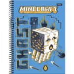 Caderno Universitário Espiral 10 Matérias Minecraft Foroni – 1UN