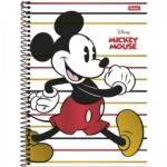 Caderno Universitário Espiral 10 Matérias Mickey Mouse Foroni – 1UN