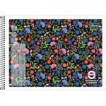 Caderno de Cartografia e Desenho Flexível 80 Folhas Pepper Feminino Tilibra – 1UN