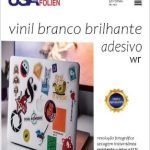 Vinil Branco Brilhante Adesivo WR A4 10 Folhas USA Folien – 1PCT