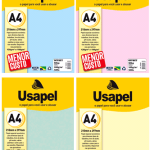 Papel Offset A4 60k/180g/m²/ 50fls Usapel – 1PCT