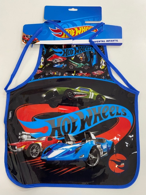 Avental Infantil Hot Wheels Luxcel – 1UN