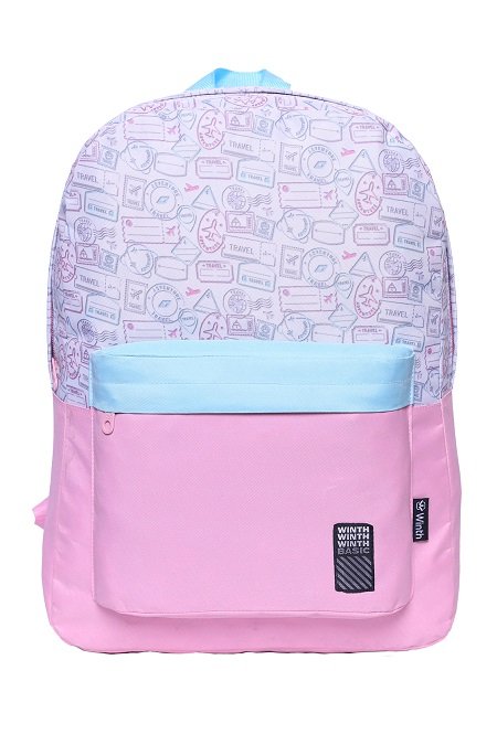 Mochila Juvenil Basic BPG32254 Rosa Winth – 1UN