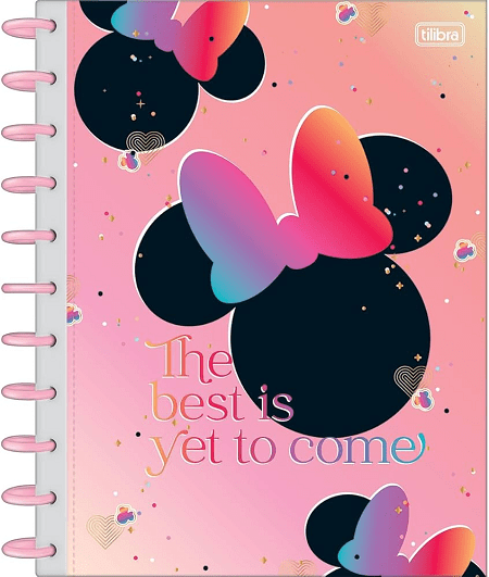 Caderno Tilidisco Capa Dura 10 Matérias Minnie Tilibra – 1UN